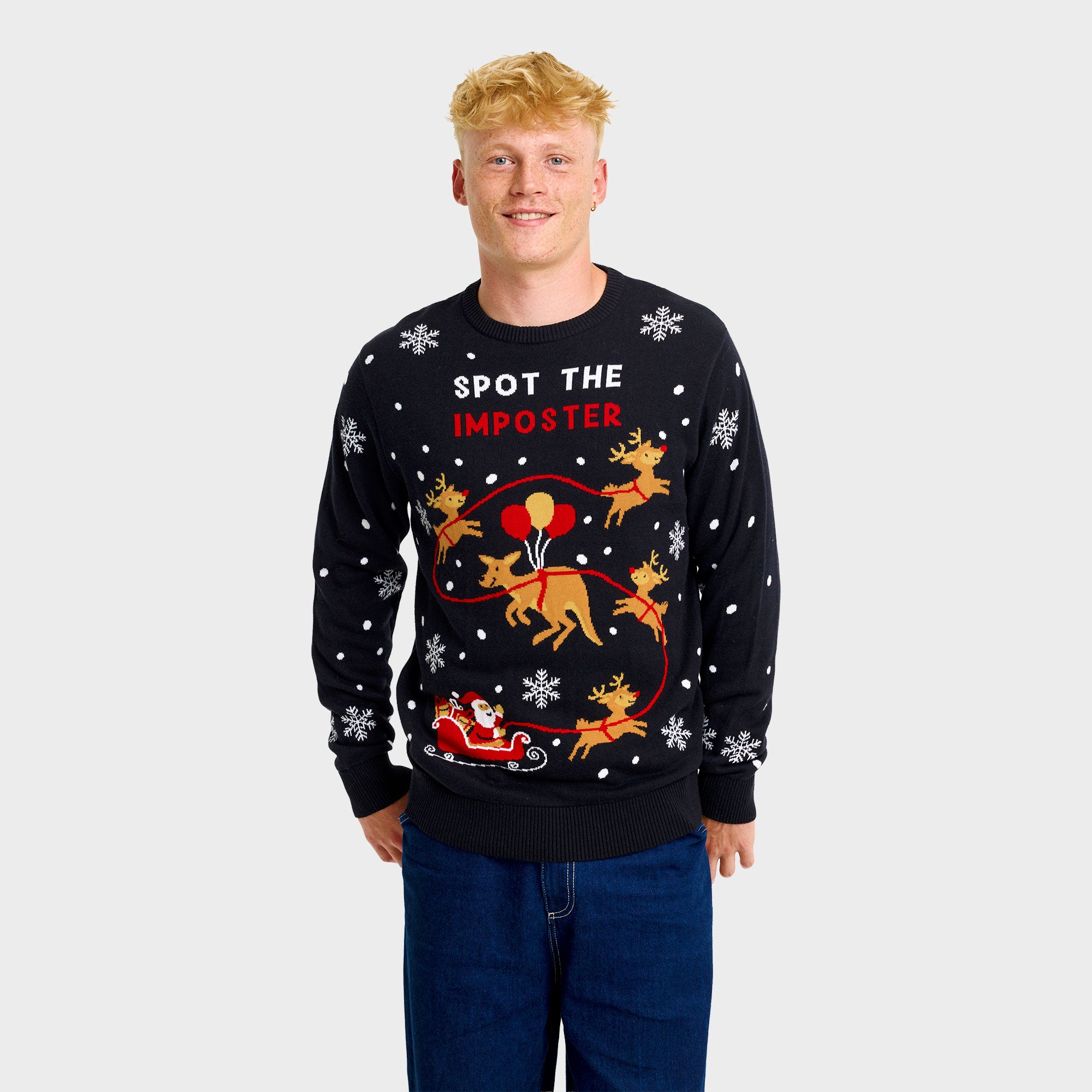 Imposter julesweater - Herre.